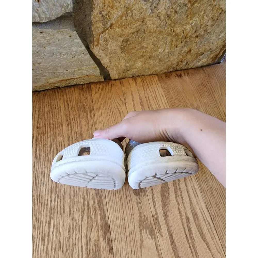 Crocs Kids 11 Classic Glitter Clog Oyster FAIR/Play *Please Read*